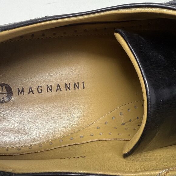 Magnanni Oxford Shoes 9049 Mens 11 M EU 44.5 Black Leather Casual Lace up Vibram main image 6